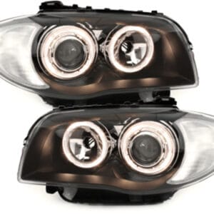 faruri angel eyes bmw seria 1 e82 e87 cu lupa depo