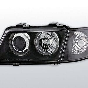 faruri angel eyes black negru audi a3 8l nonfacelift