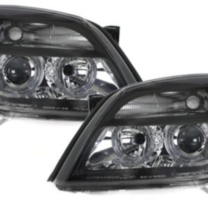 faruri tuning cu lupa angel eyes opel vectra c