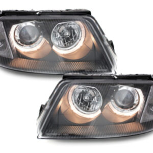 faruri drl led angel eyes vw passat b5.5