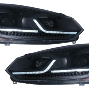 Faruri LED VW Golf 6 black