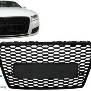 Grila Fagure RS Audi A7 Negru Lucios