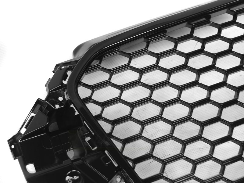 grila fagure audi a3 8v Rs look negru lucios